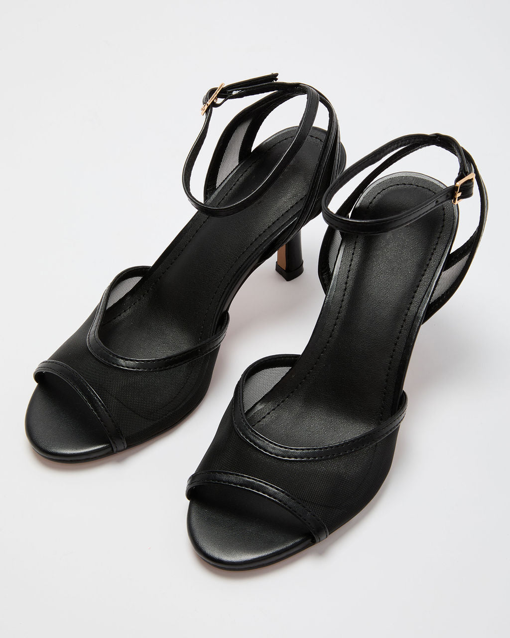 Bare Intention Mesh Panel Heels - Image 2
