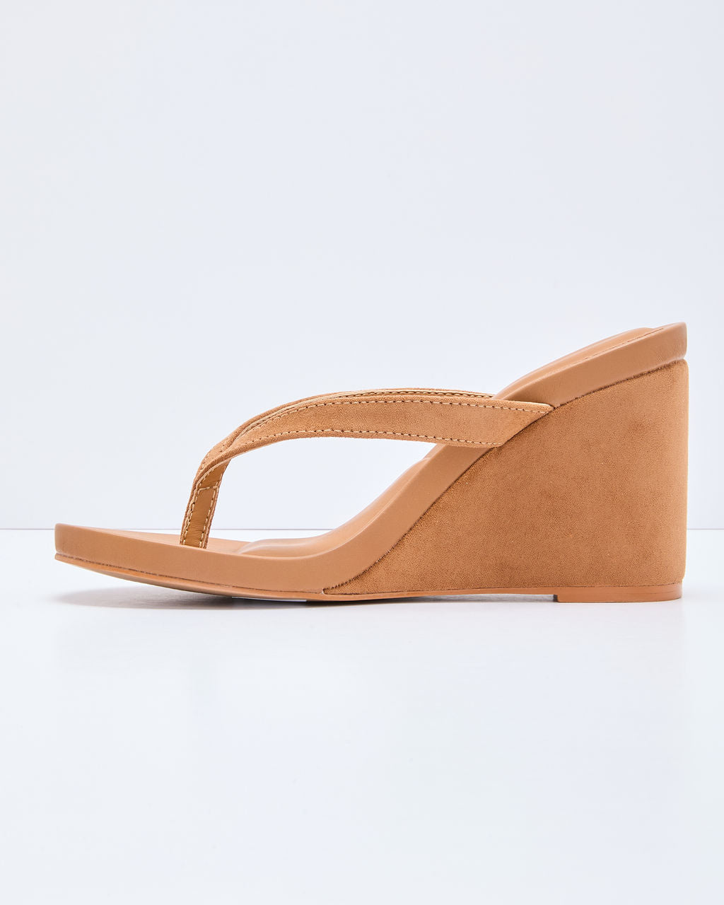 Parvati Faux Suede Wedge Sandals - Image 4