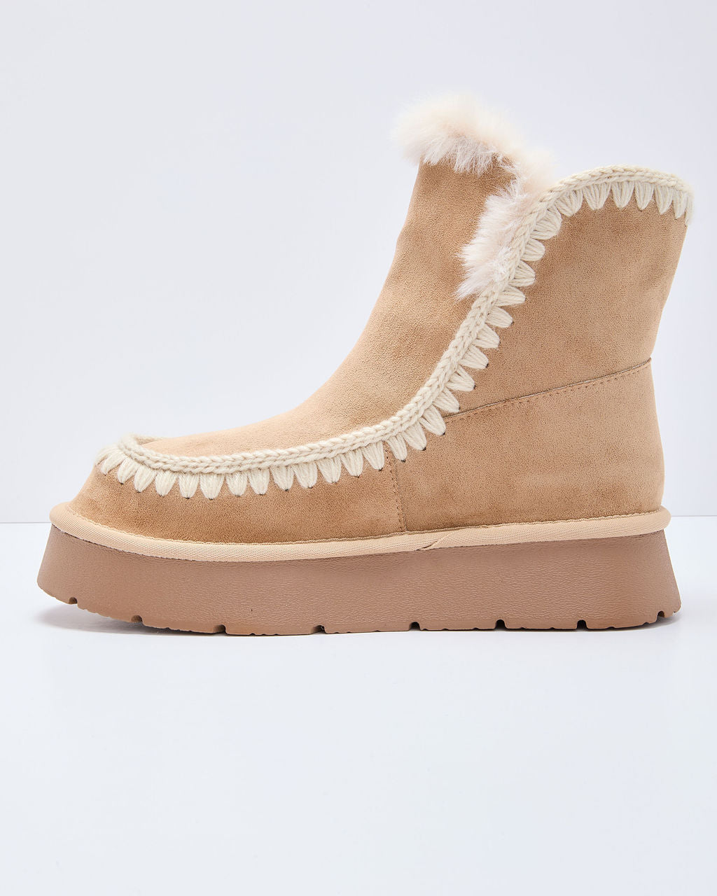 Joppie Faux Suede Fur Lined Booties - Image 12