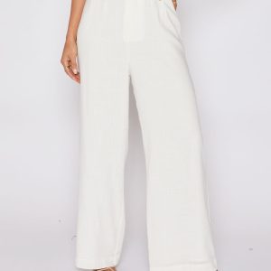 Brunch Ready Linen Blend High Rise Pants