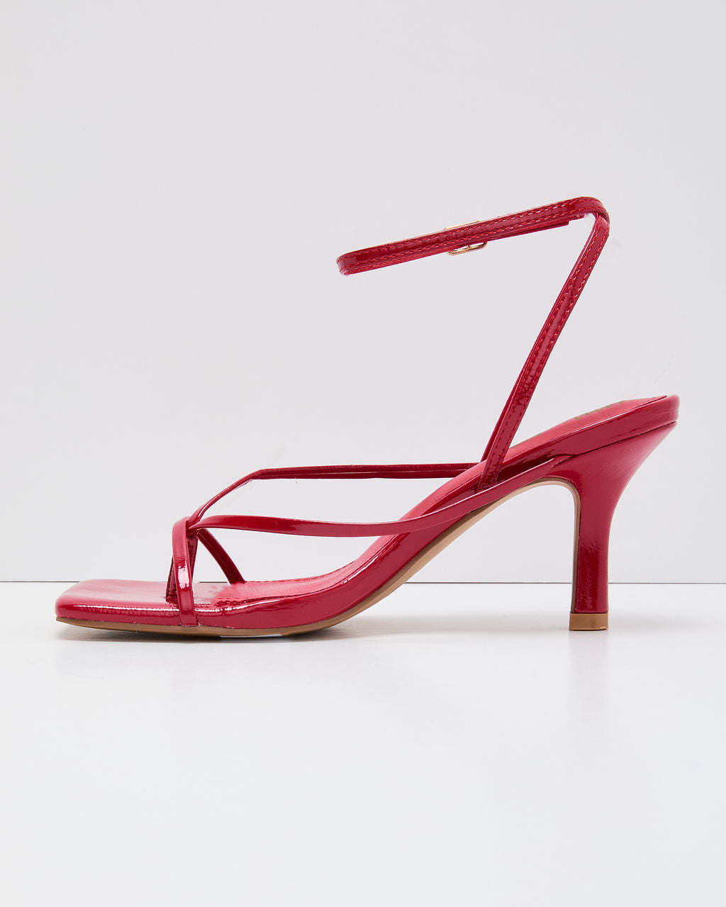 Verne Strappy Vegan Leather Heels - Image 4