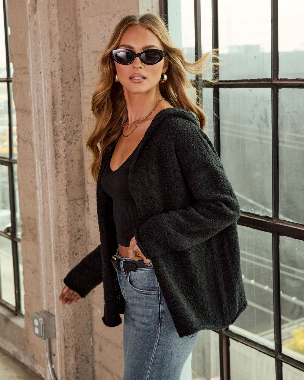 Winsloe Knit Hooded Cardigan - Image 9