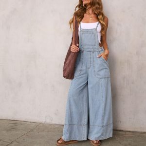 Ziggie Wide Leg Overalls