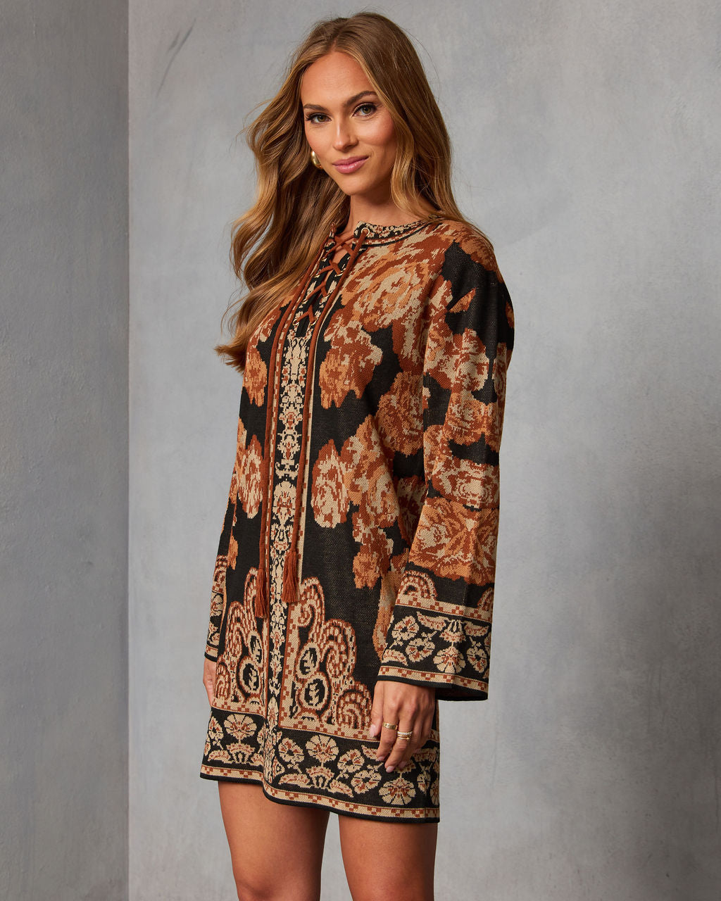 Evangelena Sweater Mini Dress - Image 3