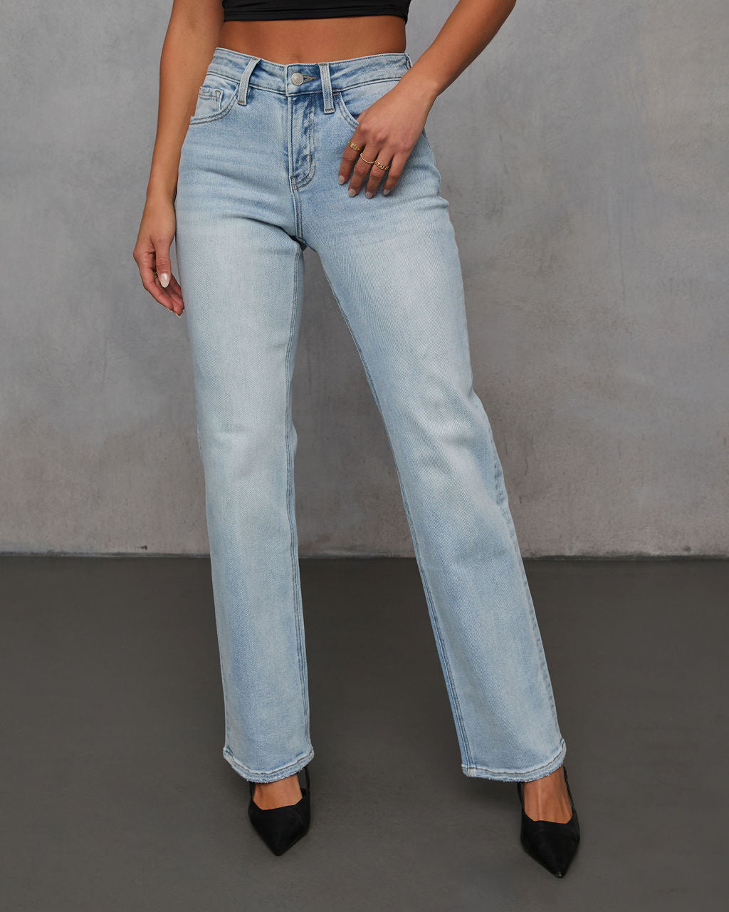 Clean Slate Super Stretch Straight Leg Jeans - Image 2