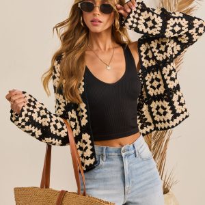 Remmi Crochet Cardigan