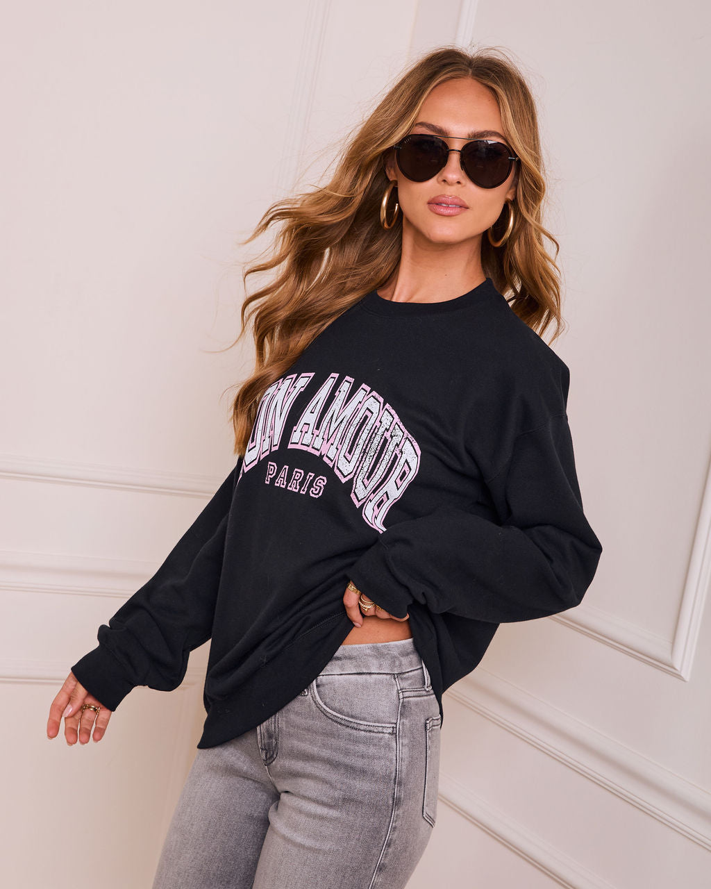 Mon Amour Paris Graphic Sweatshirt - Image 3