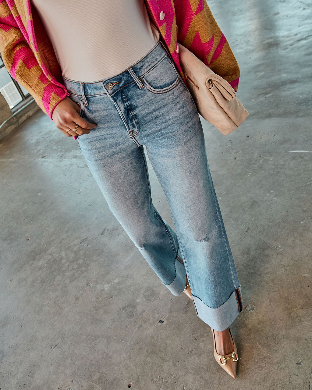 Baseline Super Stretch High Rise Flare Jeans - Image 3