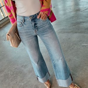 Baseline Super Stretch High Rise Flare Jeans