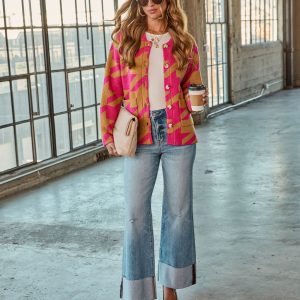 Karesti Oversized Houndstooth Sweater
