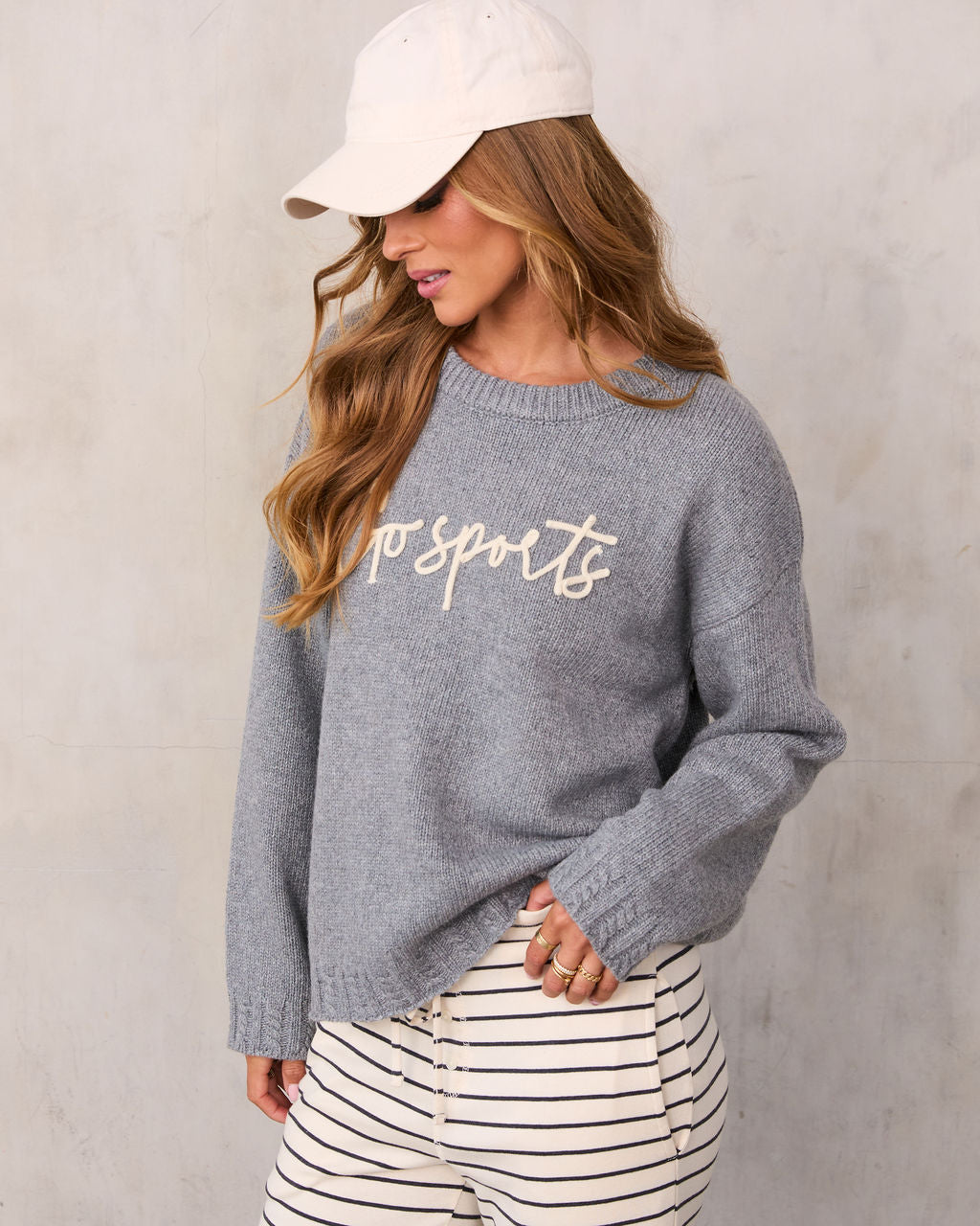 Go Sports Embroidered Knit Sweater - Image 3