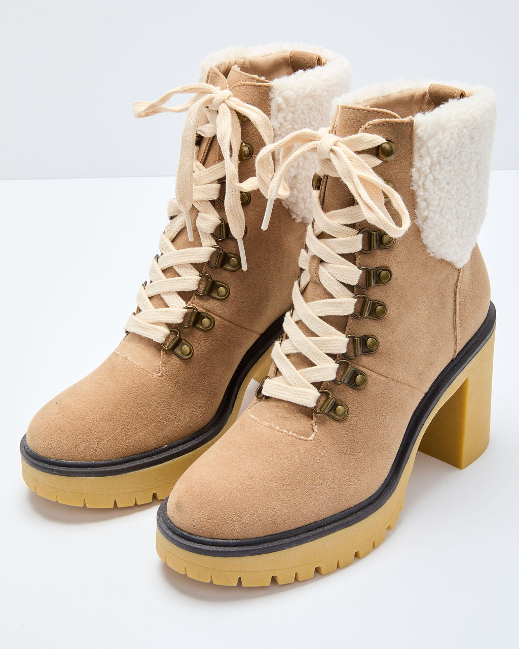 Icicle Mill Sherpa Heeled Boots - Image 3