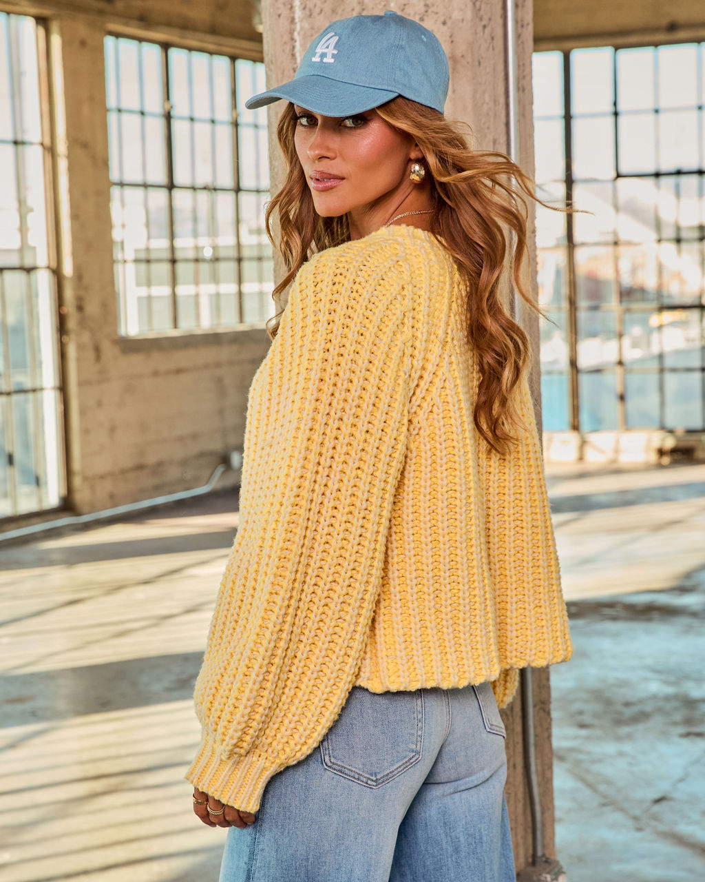 Elenie Chunky Ribbed Knit Cardigan - Image 4