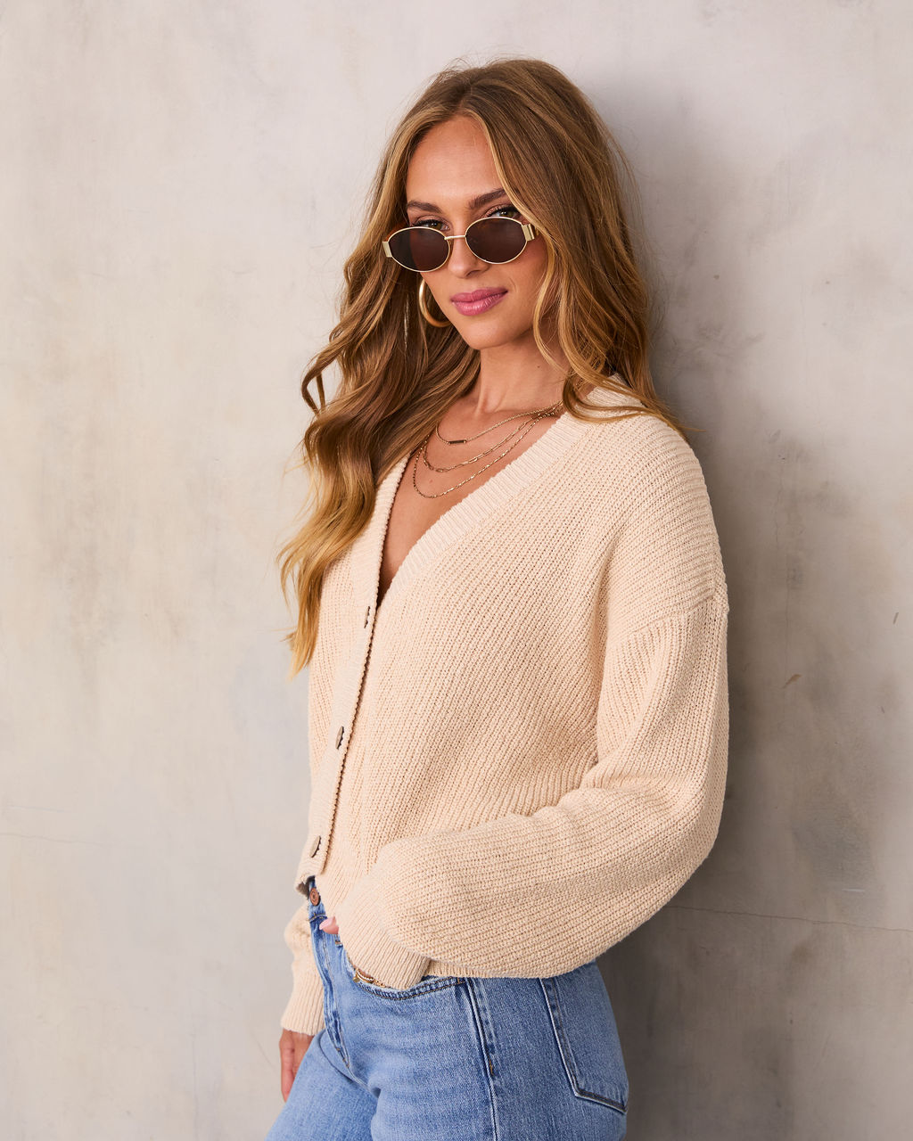 Jovanna Buttoned Cardigan Sweater - Image 9