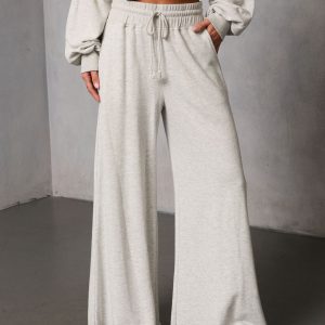 Off Hours Fleece Wide Leg Sweatpants