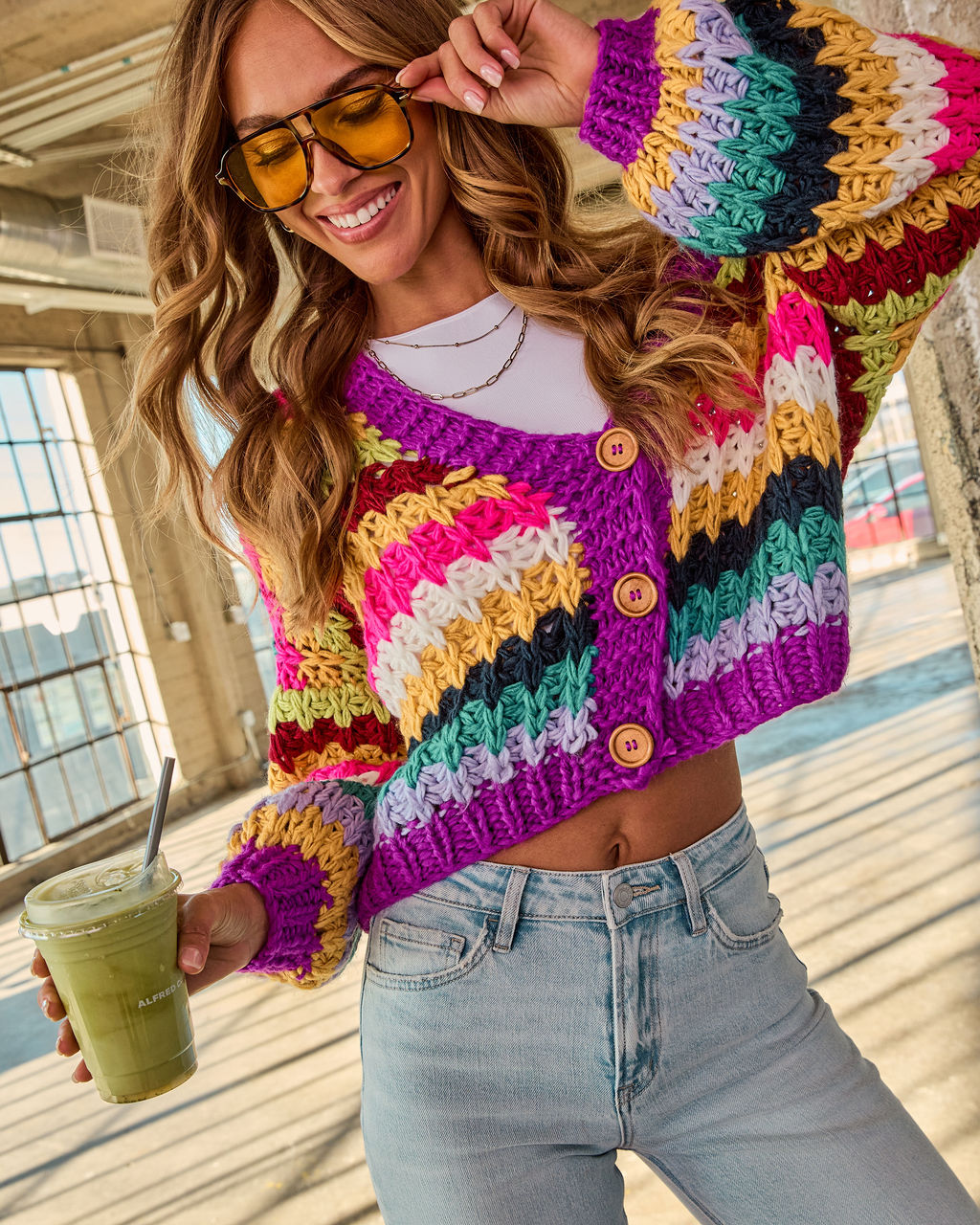 Happy Trails Crochet Cardigan - Image 5