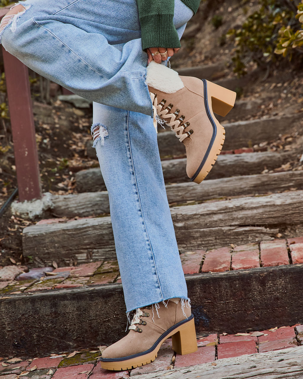 Icicle Mill Sherpa Heeled Boots - Image 2