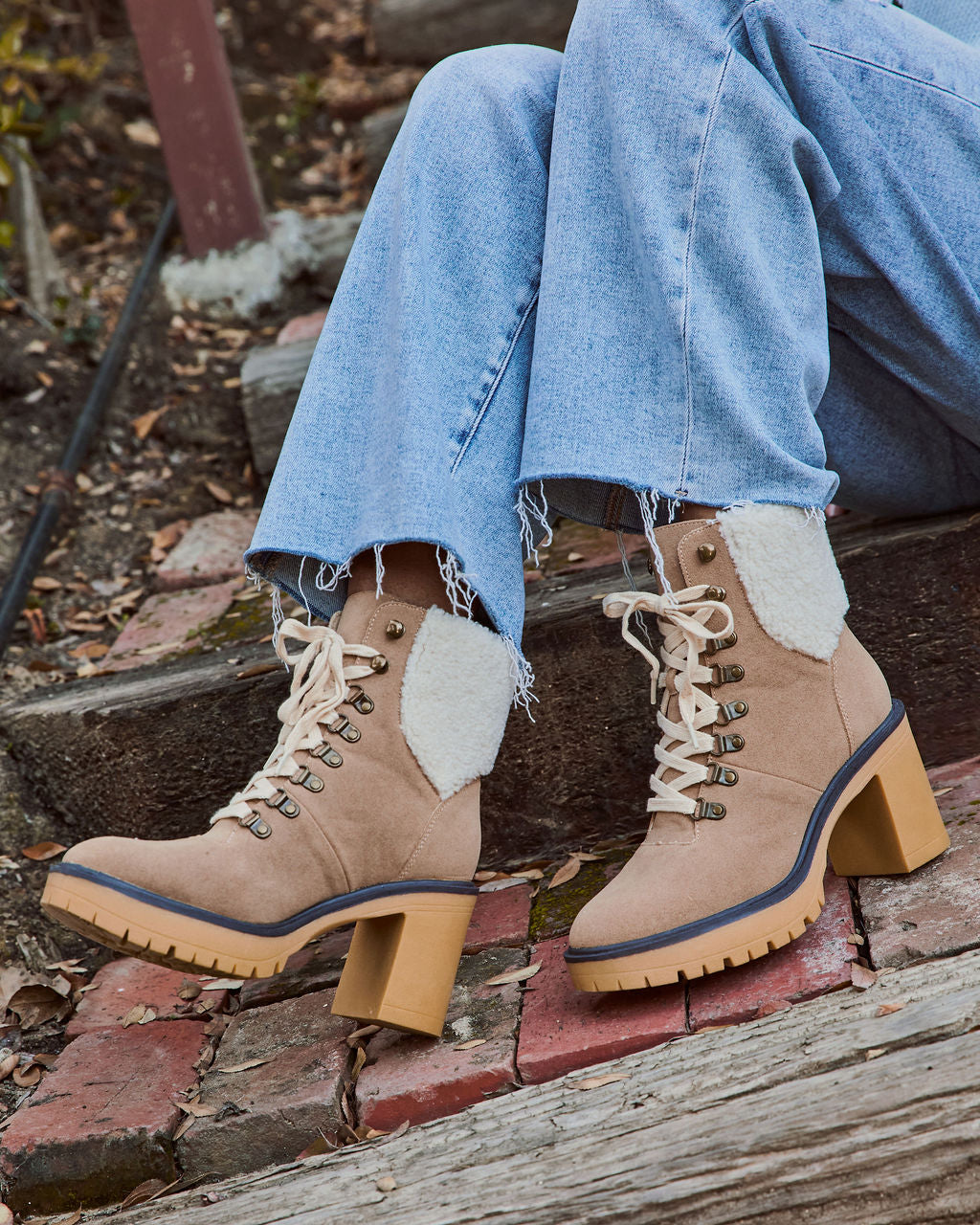 Icicle Mill Sherpa Heeled Boots - Image 4