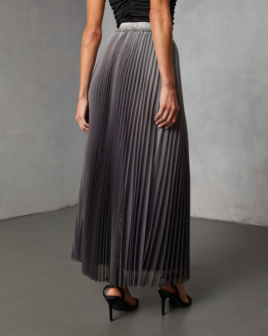 Sweet Dreams Pleated Maxi Skirt - Image 4