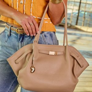 Zela Vegan Leather Tote Bag