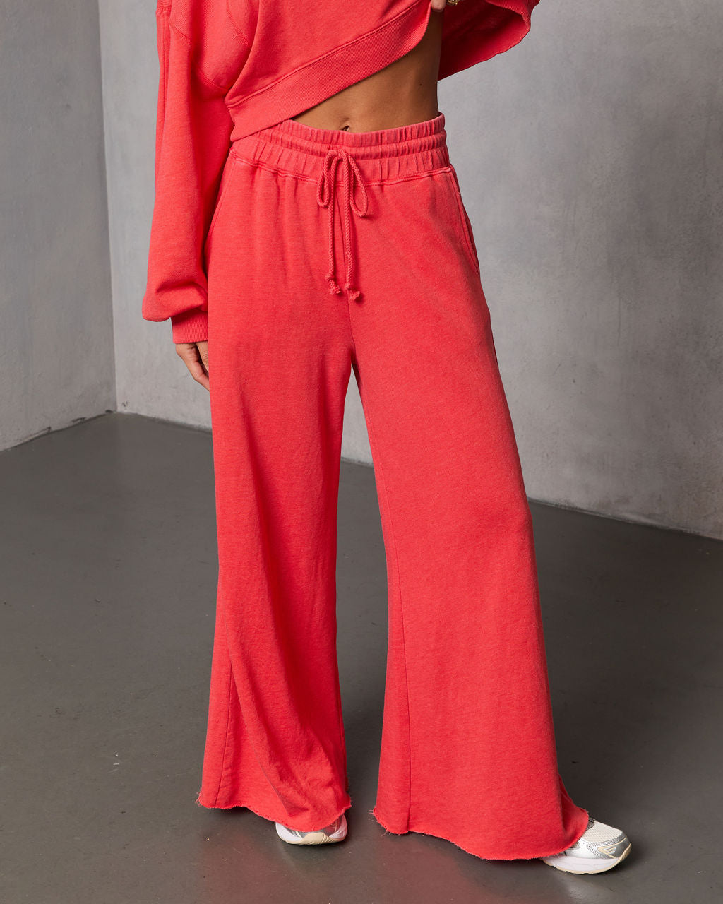 Off Hours Fleece Wide Leg Sweatpants - Image 8
