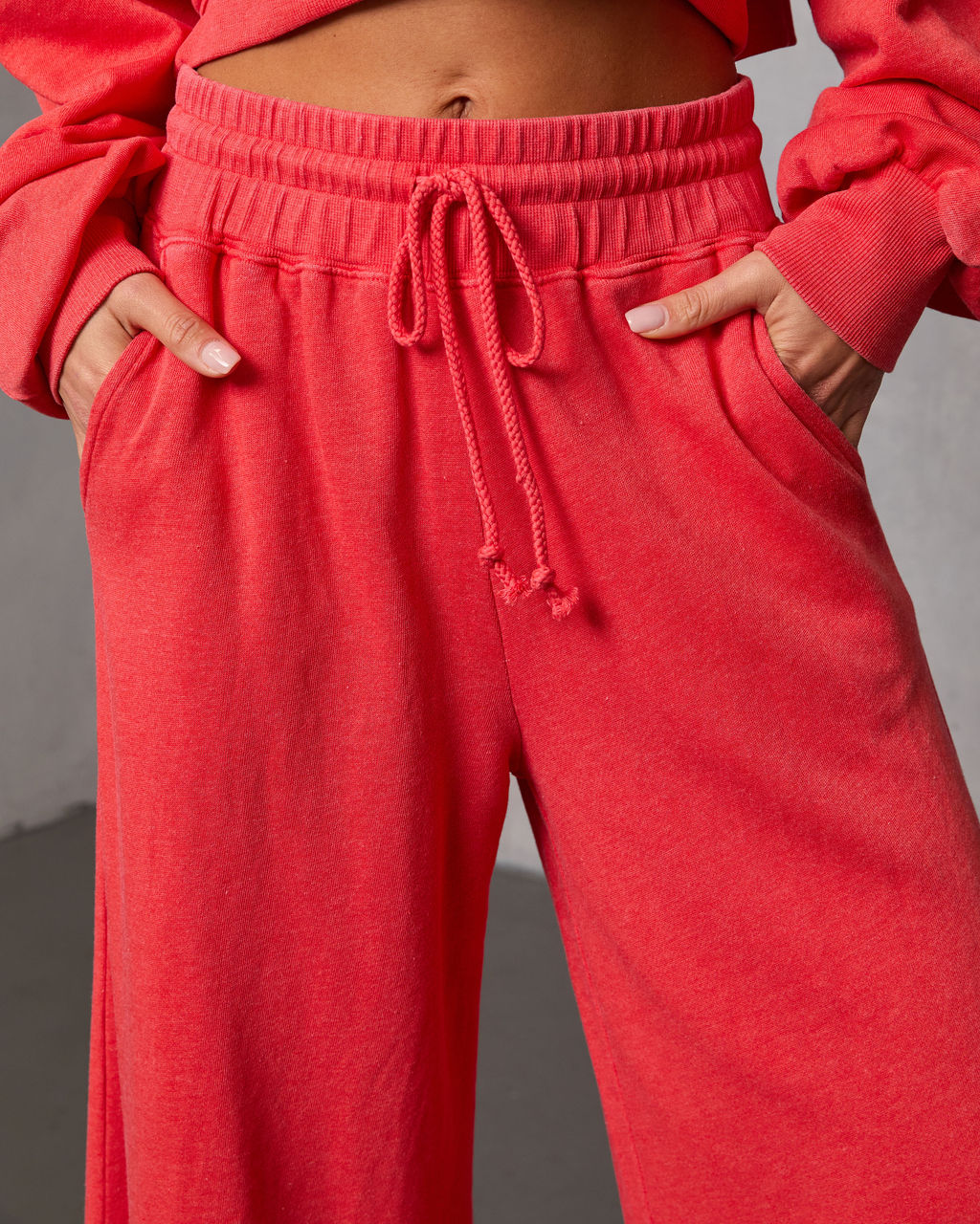 Off Hours Fleece Wide Leg Sweatpants - Image 12
