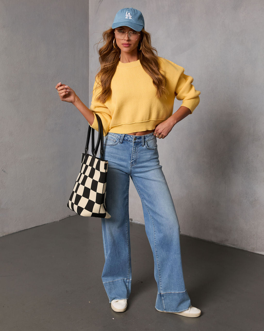 Elouise Cropped Crewneck Sweater - Image 8
