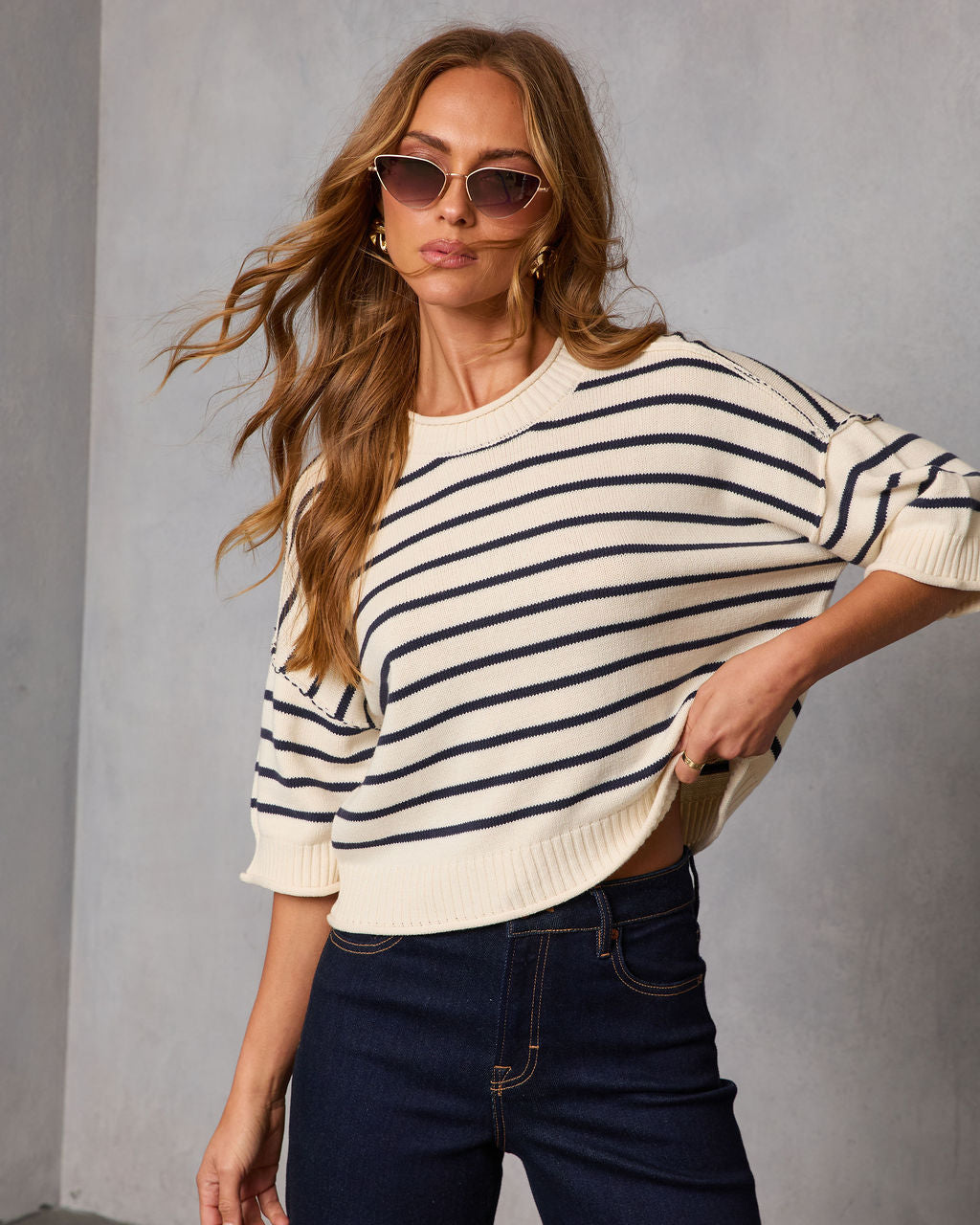 Clubhouse Culture Striped Sweater - Image 6