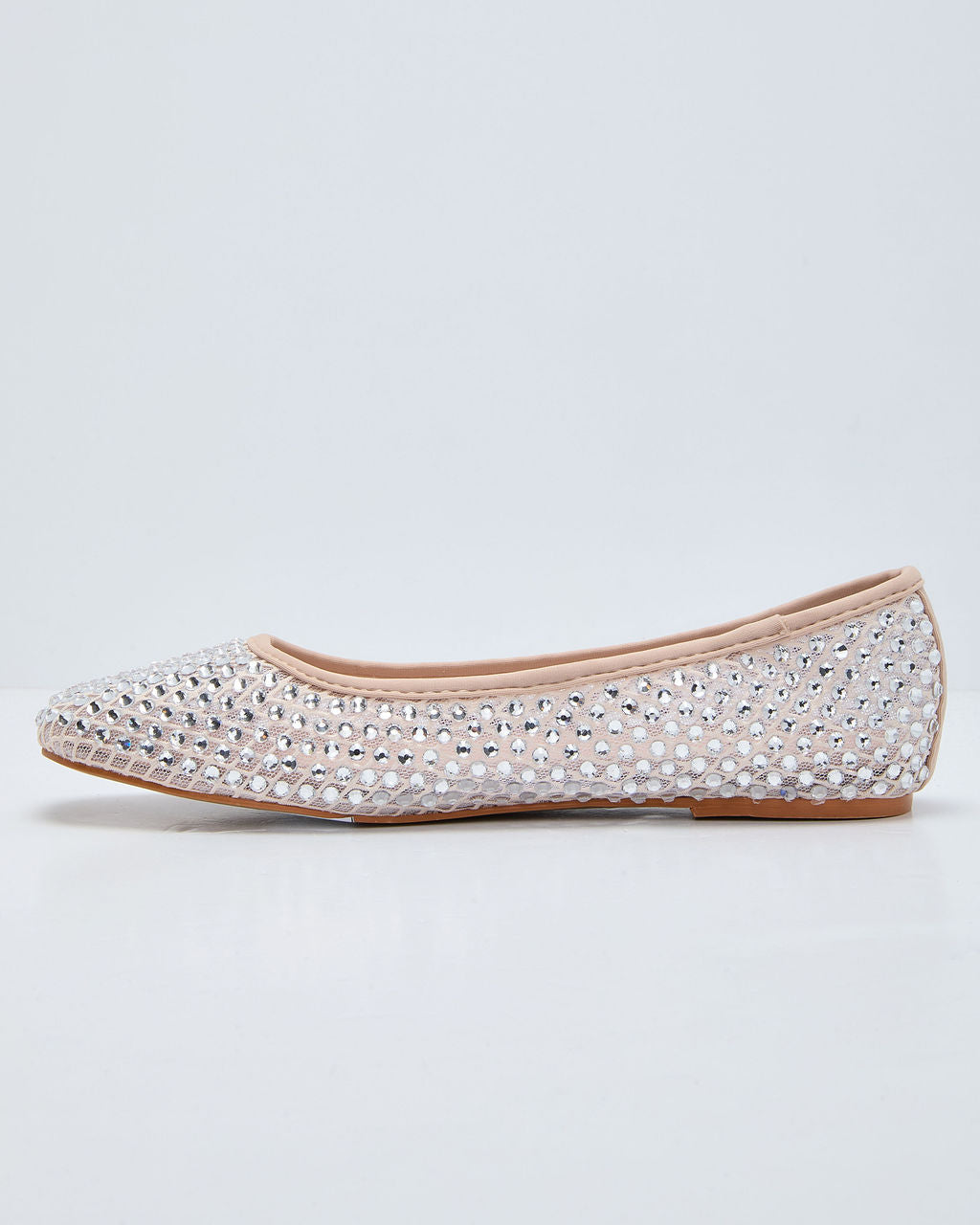 Khaie Rhinestone Mesh Flats - Image 4