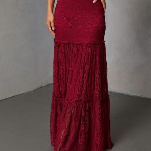 Alene Lace Maxi Skirt