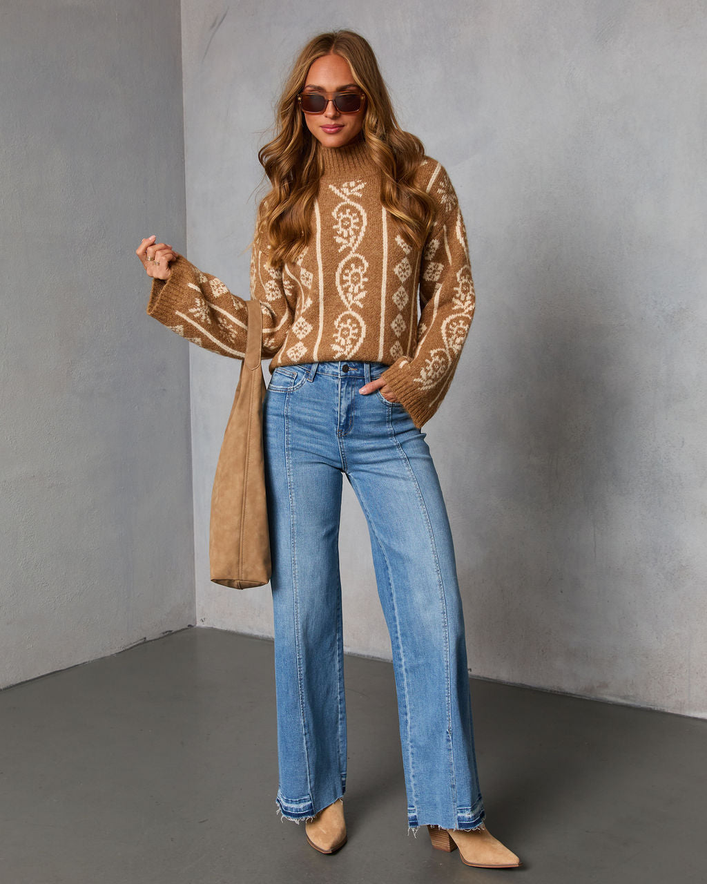 Homebody Season Abstract Sweater - Image 2