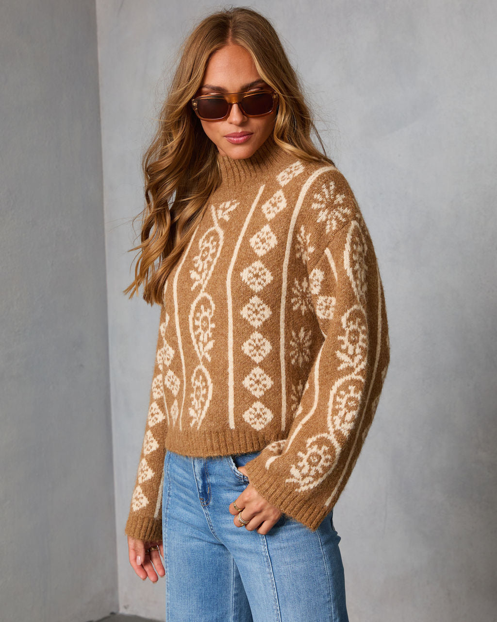 Homebody Season Abstract Sweater - Image 3
