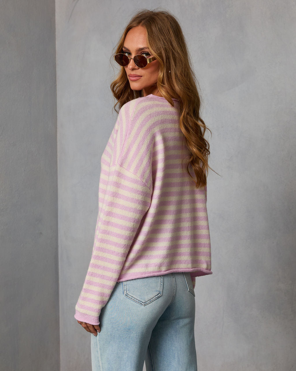 Sicilie Striped Knit Cardigan - Image 4