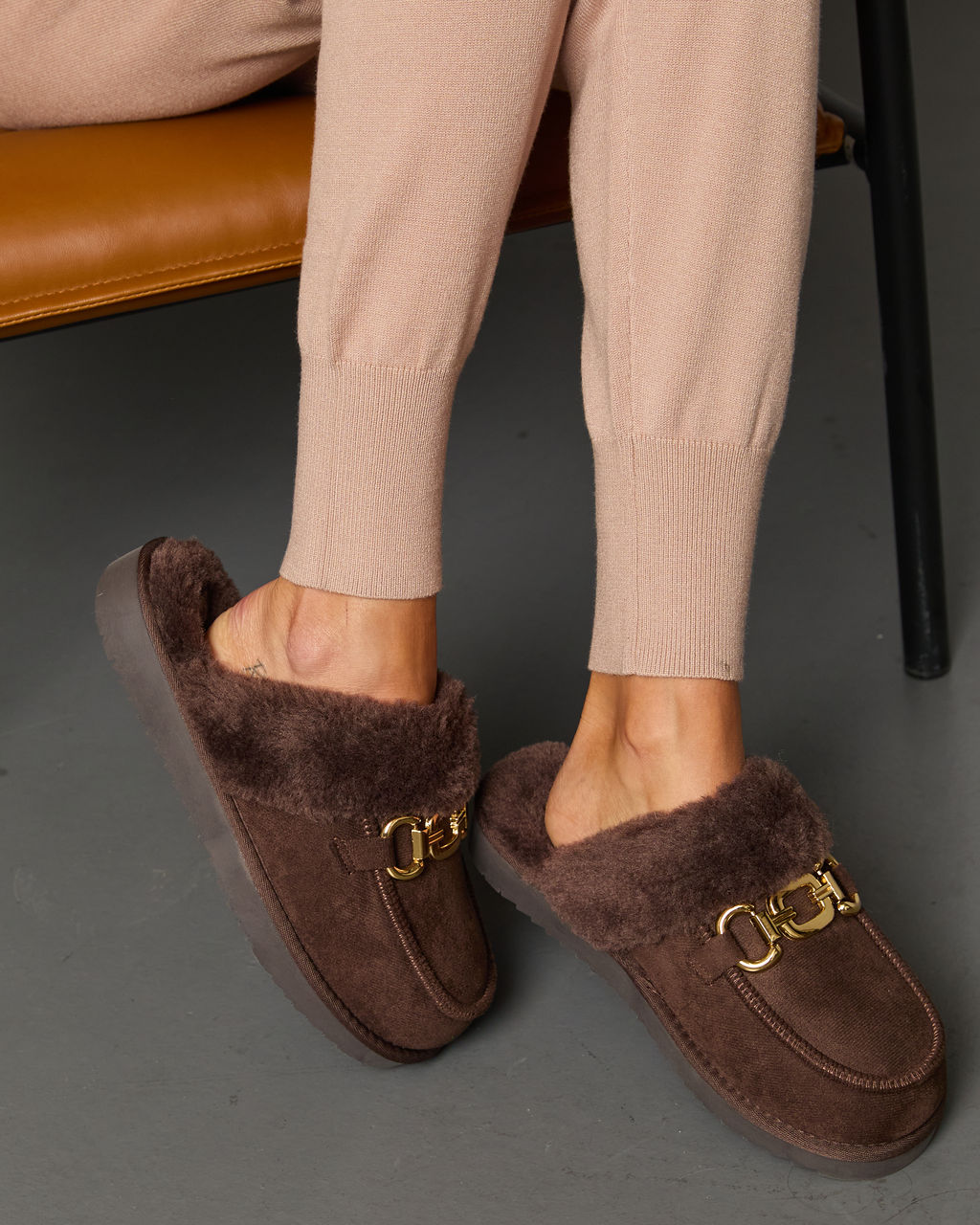 Toasted Oat Suede Horsebit Loafers - Image 6