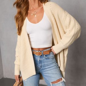 Soft Moments High Low Open Knit Cardigan