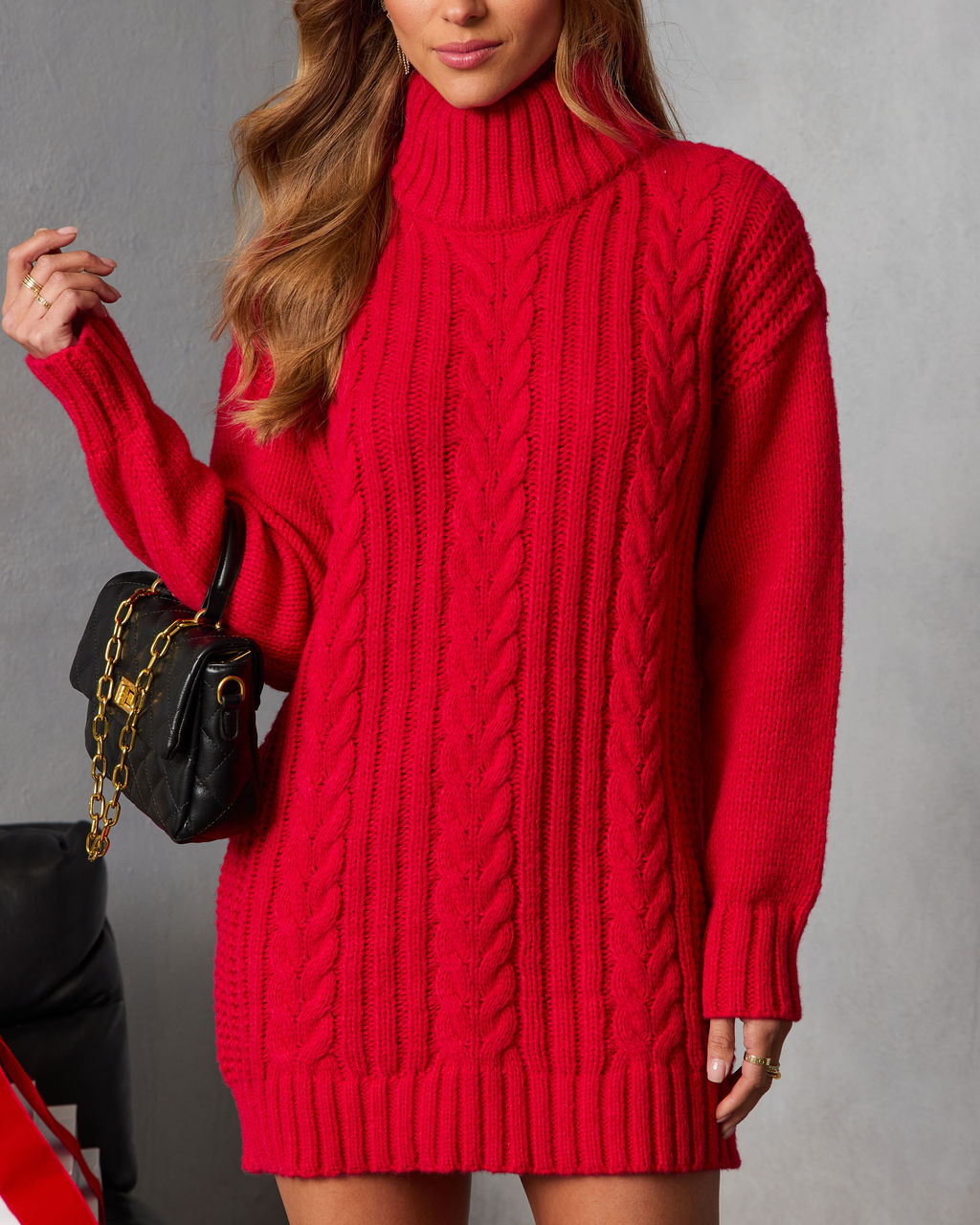Briarene Cable Knit Sweater Dress - Image 5