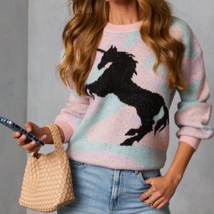 Dream Play Unicorn Graphic Sweater