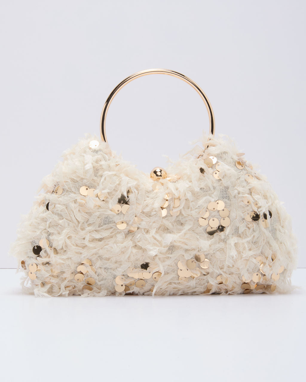 Holiday Glimmer Sequin Top Handle Bag - Image 8