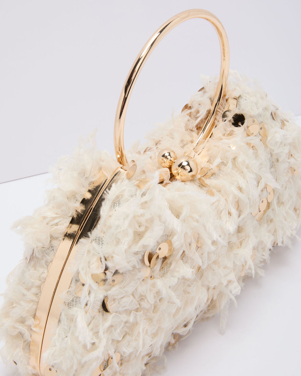 Holiday Glimmer Sequin Top Handle Bag - Image 10