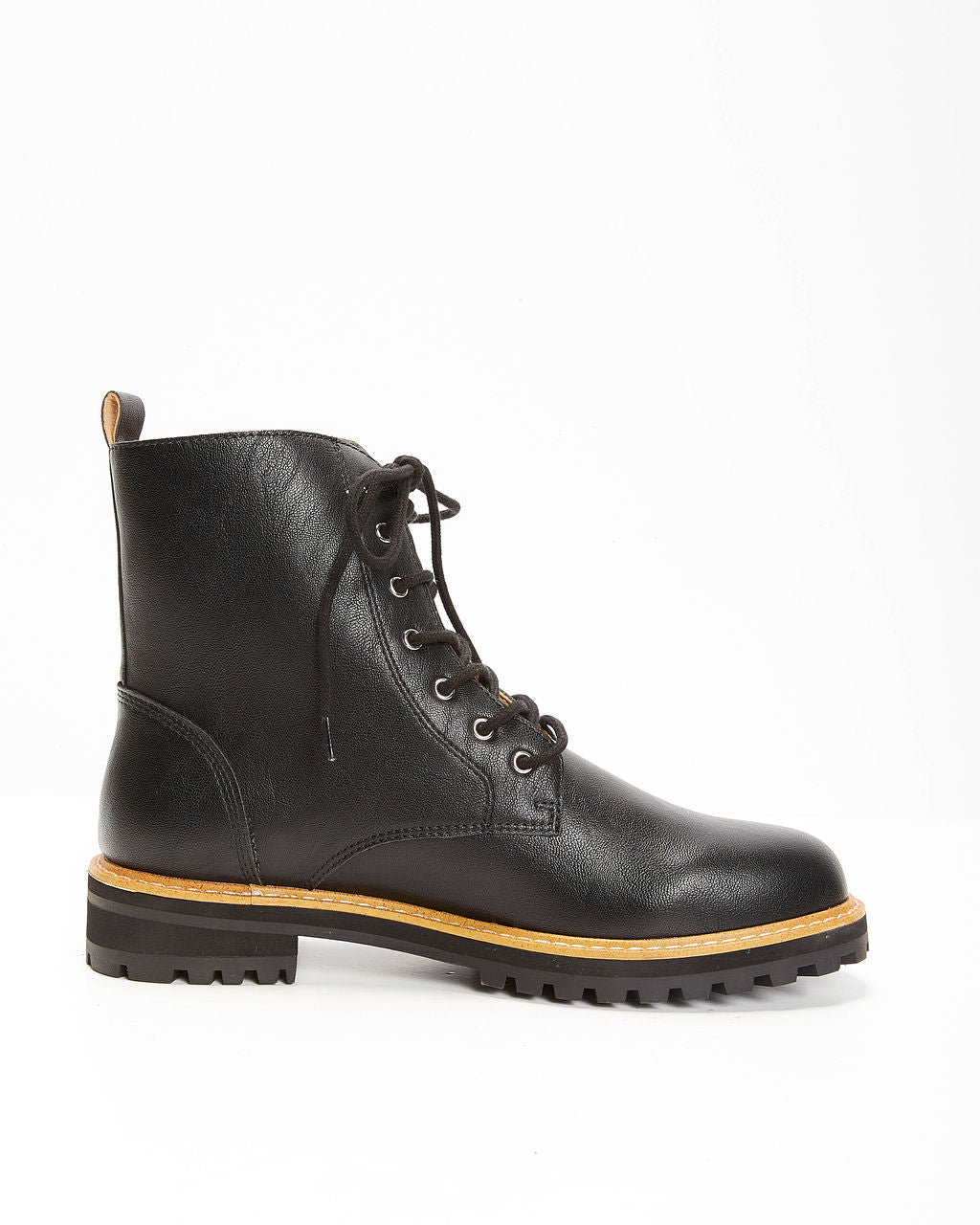 Brycen Faux Leather Lace Up Boot - Image 4