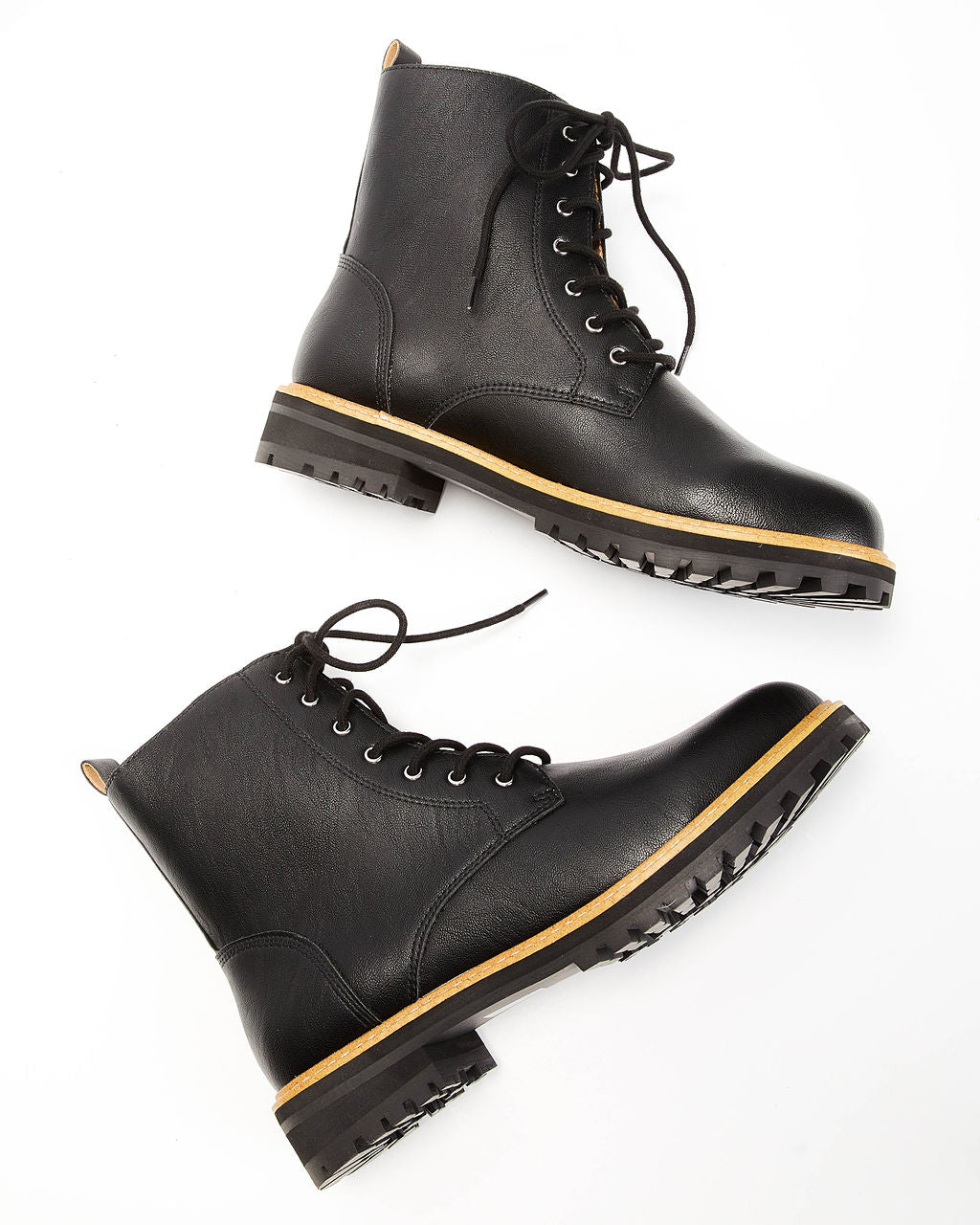 Brycen Faux Leather Lace Up Boot - Image 3