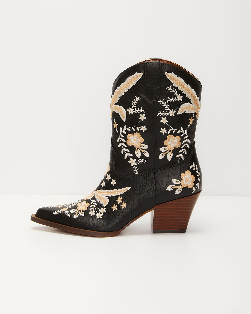 Full Bloom Embroidered Floral Western Bootie - Image 5
