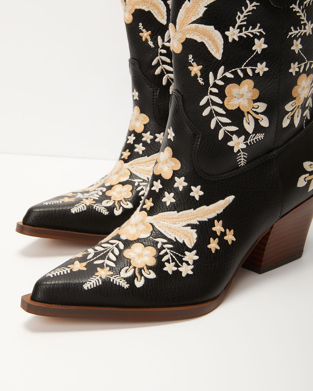 Full Bloom Embroidered Floral Western Bootie - Image 6