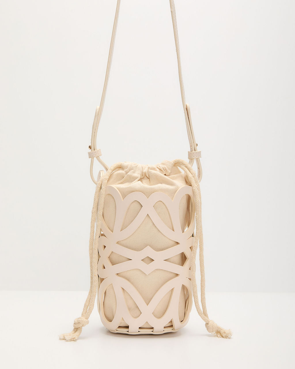 Menah Laser Cutout Pouch Shoulder Bag - Image 2