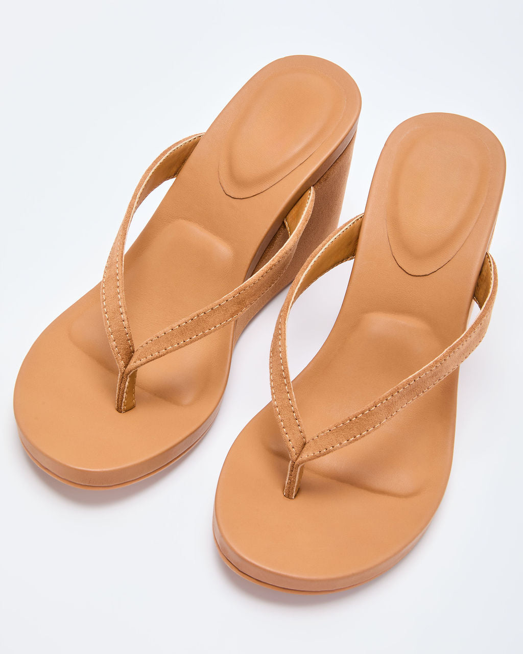 Parvati Faux Suede Wedge Sandals - Image 2