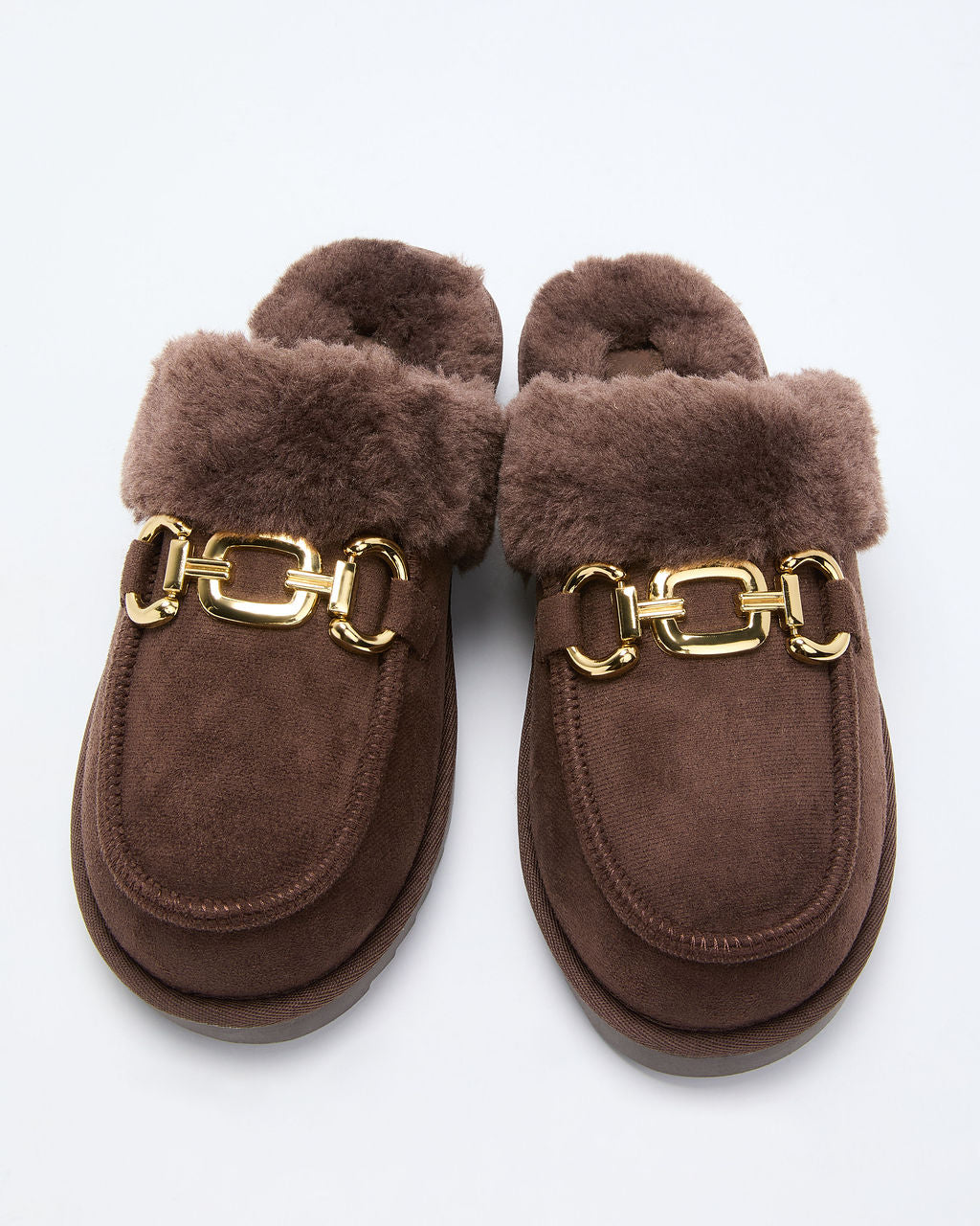 Toasted Oat Suede Horsebit Loafers - Image 2