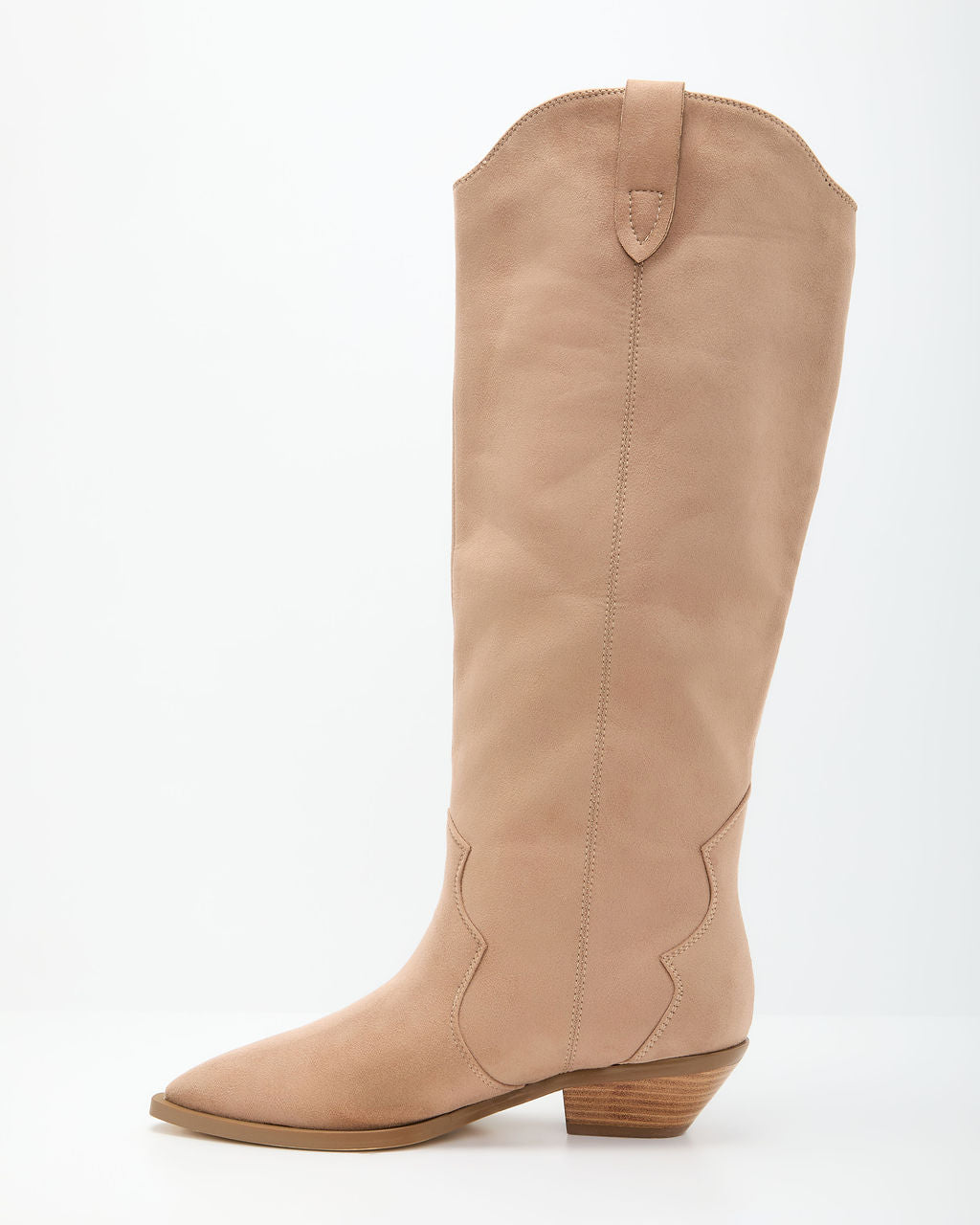 Eylana Suede Western Knee High Boot - Image 9