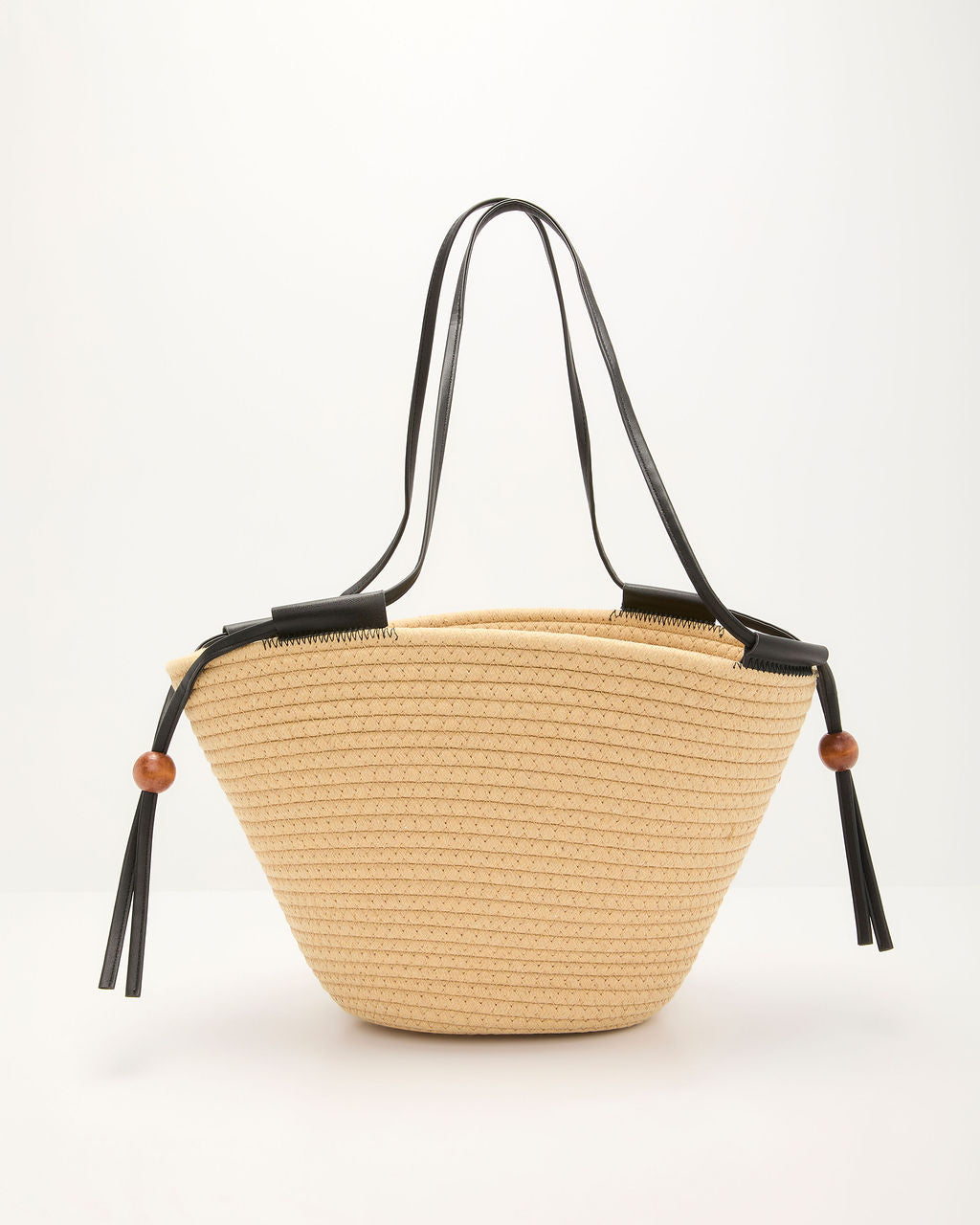 Coastal Carryall Straw Tote Bag - Image 2