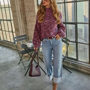 Mavelyn Knit Turtleneck Sweater