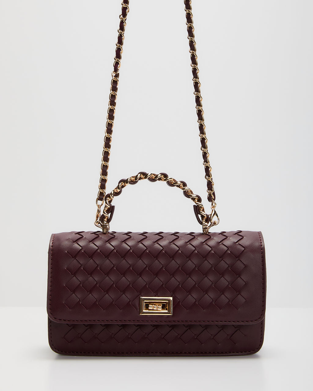 Gretta Woven Leather Crossbody Bag - Image 12